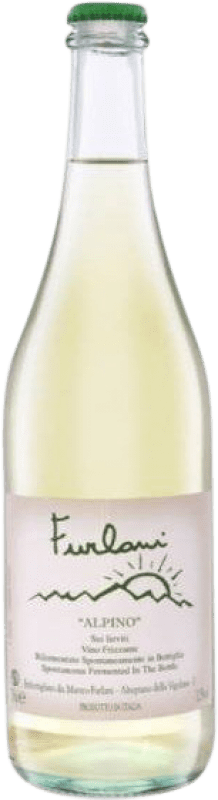 Free Shipping | White sparkling Cantina Furlani Alpino Trentino Italy Organic 75 cl