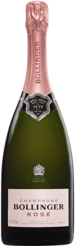 703,95 € 免费送货 | 玫瑰气泡酒 Bollinger Rosé A.O.C. Champagne 瓶子 Jéroboam-双Magnum 3 L