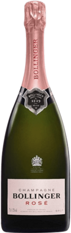 647,95 € | Espumante rosé Bollinger Rosé A.O.C. Champagne Champagne França Pinot Preto, Chardonnay, Pinot Meunier Garrafa Jéroboam-Duplo Magnum 3 L