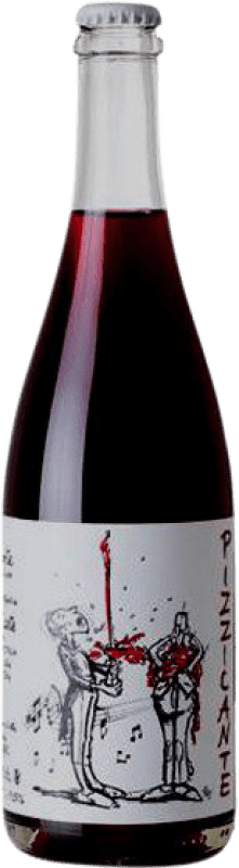 Envio grátis | Espumante branco Le Coste Pizzicante Rosso Lácio Itália Merlot, Sangiovese 75 cl