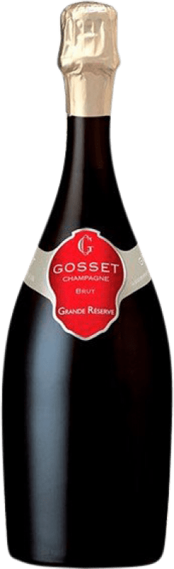 135,95 € Бесплатная доставка | Белое игристое Gosset Гранд Резерв A.O.C. Champagne бутылка Магнум 1,5 L