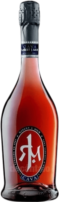 Envio grátis | Espumante rosé Robert J. Mur Rosat Tradició Brut D.O. Cava Catalunha Espanha Monastrell, Grenache Tintorera, Pinot Preto, Trepat 75 cl