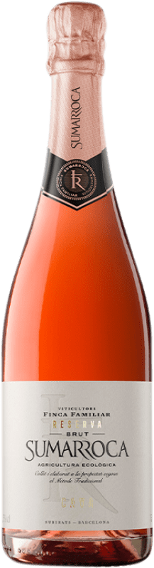11,95 € | Розовое игристое вино Sumarroca Rosé брют D.O. Cava Каталония Испания Pinot Black 75 cl