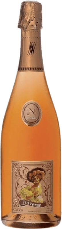 11,95 € | Espumante rosé Naveran Vintage Rosat Brut D.O. Cava Catalunha Espanha Pinot Preto 75 cl