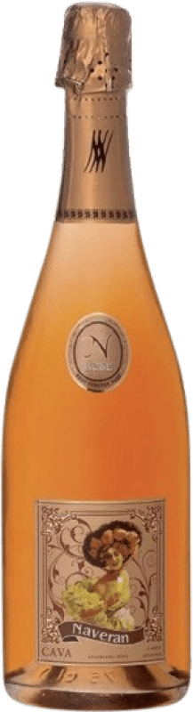 10,95 € 送料無料 | ロゼスパークリングワイン Naveran Vintage Rosat Brut D.O. Cava