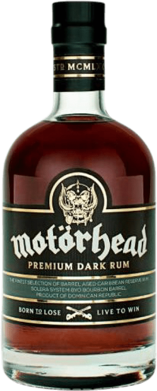 Envío gratis | Ron Motörhead Premium Dark República Dominicana 70 cl