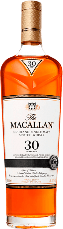 Envoi gratuit | Single Malt Whisky Macallan Sherry Oak Ecosse Royaume-Uni 30 Ans 70 cl