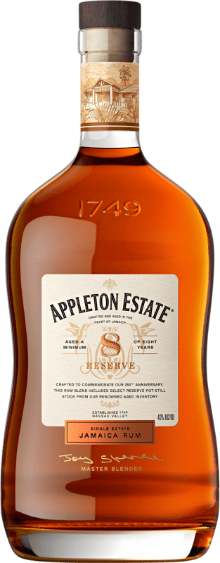 免费送货 | 朗姆酒 Appleton Estate 预订 牙买加 8 岁 70 cl