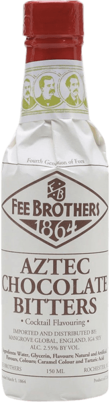 Envio grátis | Schnapps Fee Brothers Bitters Aztec Estados Unidos Garrafinha 15 cl Chocolate Envio grátis | Schnapps Fee Brothers Bitters Aztec Estados Unidos Garrafinha 15 cl Chocolate
