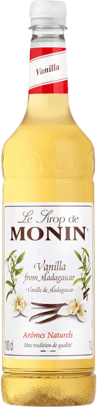 Free Shipping | Schnapp Monin Sirope Vainilla PET France 1 L Alcohol-Free