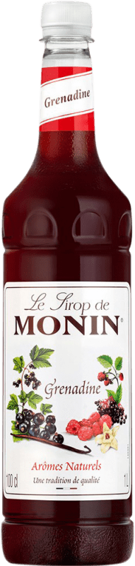 Envio grátis | Schnapp Monin Sirope Granadina PET França 1 L Sem Álcool