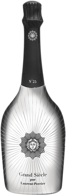 Envio grátis | Espumante Branco Laurent Perrier Grand Siècle Nº 25 Chaqueta Metálica A.O.C. Champagne Champagne França Pinot Noir, Chardonnay 75 cl