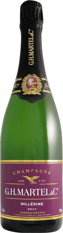 76,95 € Бесплатная доставка | Белое игристое вино G.H. Martel Millésimé брют A.O.C. Champagne