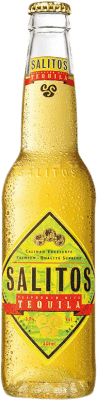 Cerveza Caja de 24 unidades Salitos Al Tequila Botellín Tercio 33 cl