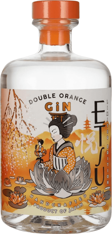 Kostenloser Versand | Gin Asahikawa Etsu Double Orange Japan 70 cl