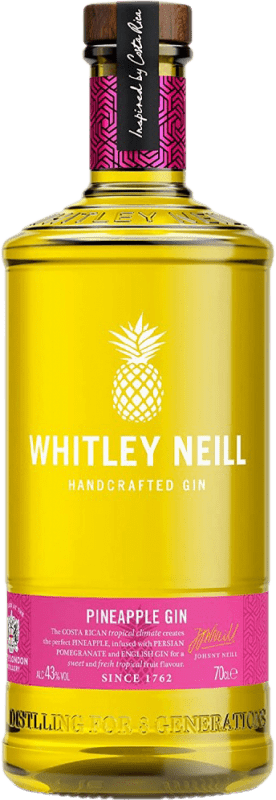 Kostenloser Versand | Gin Whitley Neill Pineapple Gin Großbritannien 70 cl