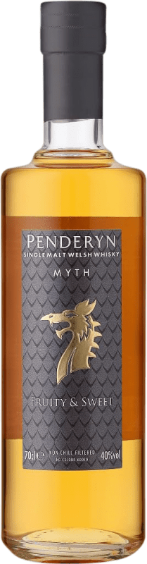 Free Shipping | Whisky Single Malt Penderyn Myth Wales United Kingdom 70 cl