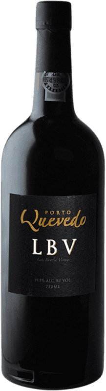 Spedizione Gratuita | Vino fortificato Quevedo LBV I.G. Porto porto Portogallo Touriga Franca, Touriga Nacional, Tinta Roriz, Tinta Barroca 75 cl