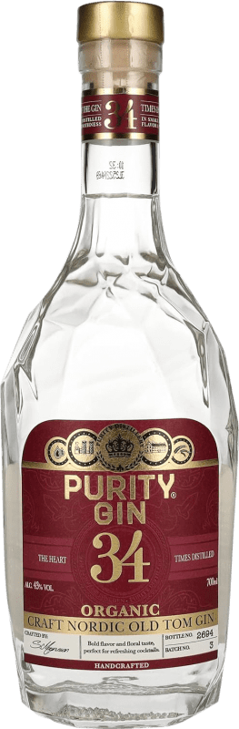 Бесплатная доставка | Джин Purity Craft Nordic Dry Gin Organic 34 Швеция 70 cl