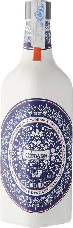 59,95 € | Tequila La Cofradía One Cerámica Blanco — Blanc Mexique 70 cl