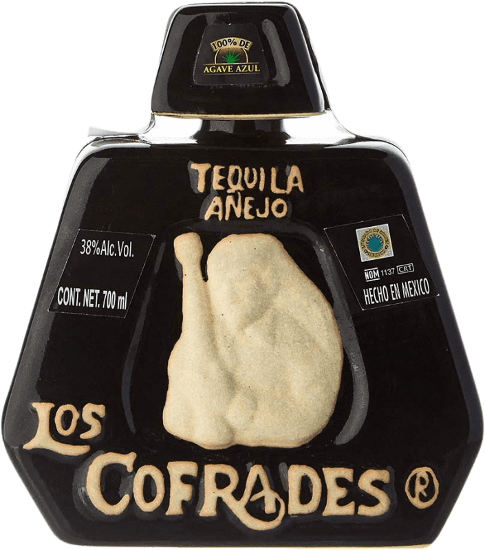 Envío gratis | Tequila La Cofradía Los Cofrades Añejo México 70 cl