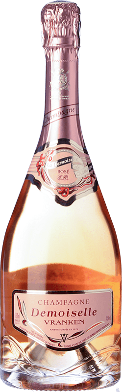 Бесплатная доставка | Розовое игристое вино Vranken Demoiselle Rosé E.O. A.O.C. Champagne шампанское Франция Pinot Black, Chardonnay 75 cl