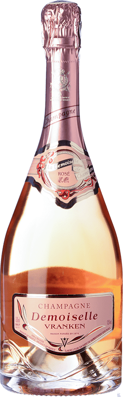 Бесплатная доставка | Розовое игристое Vranken Demoiselle Rosé E.O. A.O.C. Champagne шампанское Франция Pinot Black, Chardonnay 75 cl