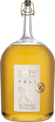 Grappa Poli Sarpa Oro Big Mama Bottiglia Speciale 3 L