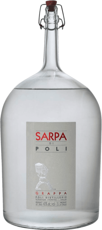 177,95 € | 格拉帕 Poli Sarpa Oro Big Mama 意大利 瓶子 Jéroboam-双Magnum 3 L