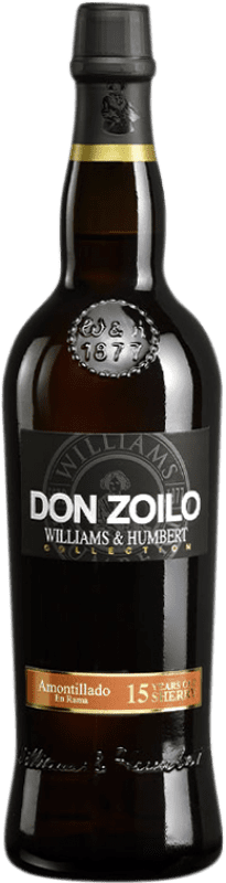 12,95 € | 强化酒 Williams & Humbert Don Zoilo Amontillado en Rama D.O. Jerez-Xérès-Sherry 桑卢卡尔德巴拉梅达 西班牙 Palomino Fino 15 岁 75 cl