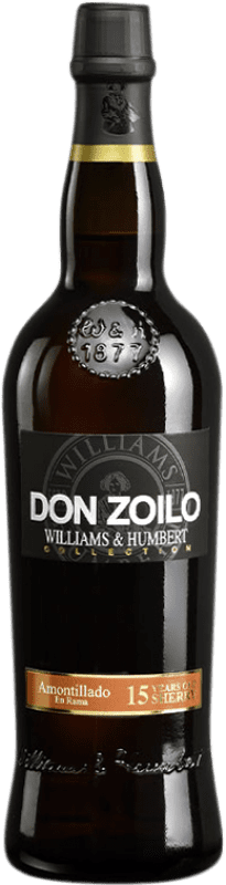 Envío gratis | Vino Generoso Fortificado Williams & Humbert Don Zoilo Amontillado, Fino en Rama D.O. Jerez-Xérès-Sherry Andalucía España Palomino Fino 15 Años 75 cl
