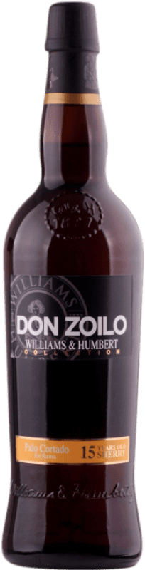 Бесплатная доставка | Крепленое вино Williams & Humbert Don Zoilo Palo Cortado en Rama D.O. Jerez-Xérès-Sherry Андалусия Испания Palomino Fino 15 Лет 75 cl