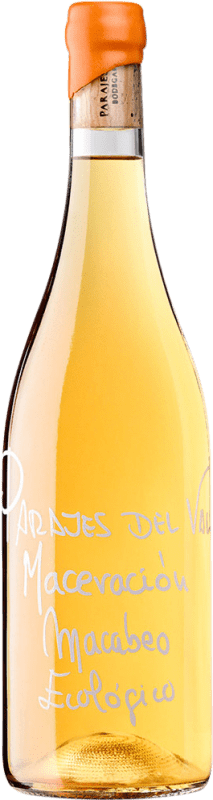 Envío gratis | Vino Rosado Parajes del Valle Maceración D.O. Manchuela Castilla la Mancha España Macabeo 75 cl