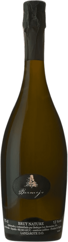 Spedizione Gratuita | Spumante bianco Los Bermejos Brut Nature D.O. Lanzarote Isole Canarie Spagna Malvasía 75 cl