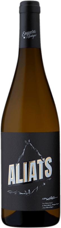 Envío gratis | Vino blanco Enguera Aliats Blanco D.O. Valencia Comunidad Valenciana España Verdil 75 cl