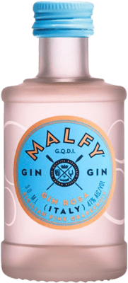 Spedizione Gratuita | Gin Malfy Gin Rosa Italia Bottiglia Miniatura 5 cl