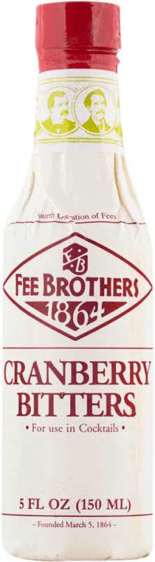 Envío gratis | Schnapp Fee Brothers Bitter Cranberry Estados Unidos Botellín 15 cl