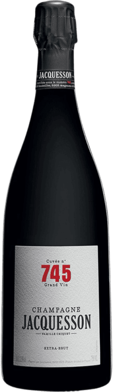 Kostenloser Versand | Weißer Sekt Jacquesson 745 Extra Brut A.O.C. Champagne Champagner Frankreich Spätburgunder, Chardonnay, Pinot Meunier 75 cl