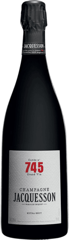 Free Shipping | White Sparkling Wine Jacquesson 745 Extra Brut A.O.C. Champagne Champagne France Pinot Noir, Chardonnay, Pinot Meunier 75 cl