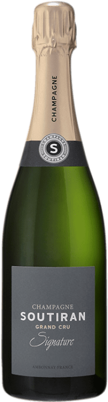 64,95 € Envio grátis | Espumante Branco Soutiran Grand Cru, Signature A.O.C. Champagne
