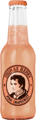 55,95 € | Caixa de 24 unidades Refrescos e Mixers Thomas Henry Pink Grapefruit Reino Unido Garrafa Pequena 20 cl