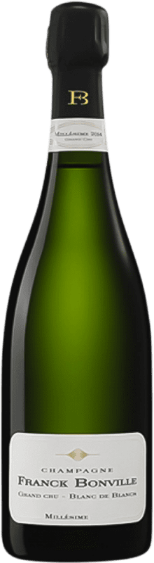 91,95 € Бесплатная доставка | Белое игристое Franck Bonville Blanc de Blancs Экстра-Брут A.O.C. Champagne