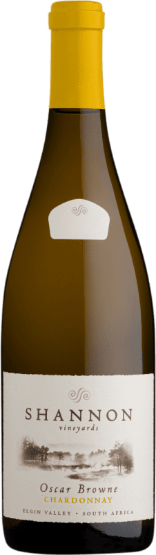 Free Shipping | White wine Shannon Vineyards Oscar Browne A.V.A. Elgin Elgin Valley South Africa Chardonnay 75 cl