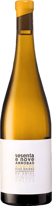 39,95 € | White wine Albamar Sesenta y Nove 69 Arrobas Blanco D.O. Rías Baixas Galicia Spain Albariño Bottle 75 cl