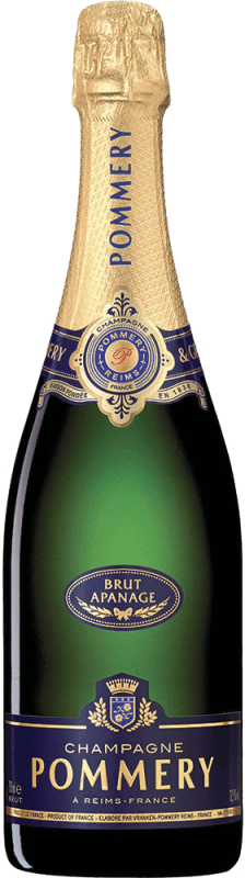 51,95 € Бесплатная доставка | Белое игристое вино Pommery Apanage A.O.C. Champagne бутылка Магнум 1,5 L