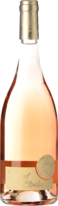 Free Shipping | Rosé wine Château Boujac Le Secret des Étoiles Rosé Young A.O.P. Fronton Rouge France Négrette 75 cl