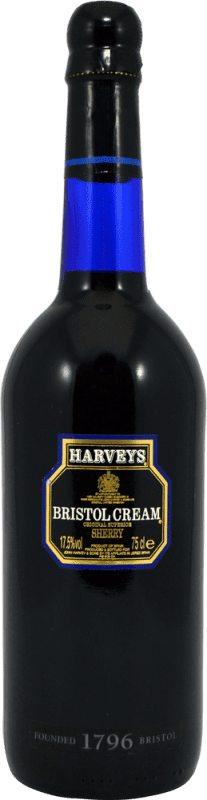10,95 € | Vin Fortifié Harvey's Bristol Cream Old Bottling D.O. Jerez-Xérès-Sherry Andalousie Espagne 75 cl Objet de Collection Non Destinée à la Consommation