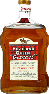 Whiskey Blended Macdonalds Muir Highland Queen Sammlerexemplar aus den 1970er Jahren 15 Jahre