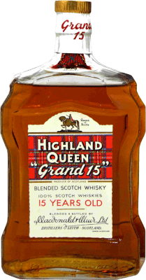 Whisky Blended Macdonalds Muir Highland Queen Collector's Specimen 1970's 15 Years 75 cl