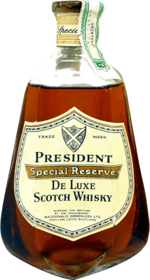 Whisky Blended Macdonald Greenlees President Special Reserve de Luxe Espécime de Colecionador década de 1970 75 cl